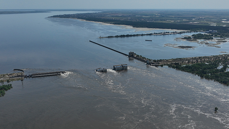 Ουκρανία: Πιθανόν να χαθούν εκατομμύρια τόνοι συγκομιδής μετά την κατάρρευση του φράγματος Καχόβκα
